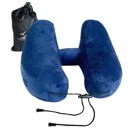 CHOOSEWAY Neck Pillow, Airplane, Comfortable Goods, Neck Pillow, Travel Goods, Travel Goods, Overseas Travel, Convenient Goods (Blue)