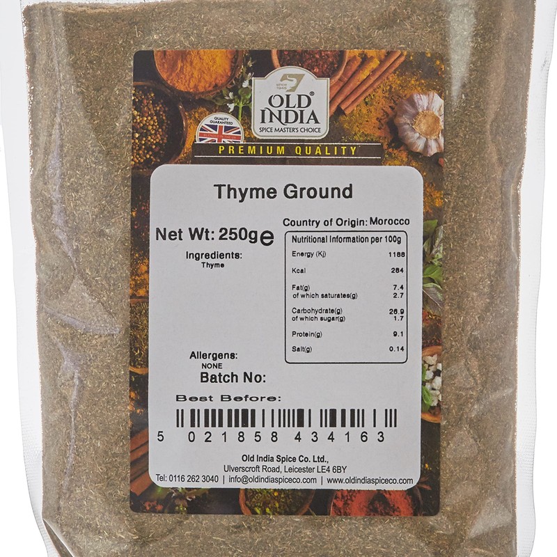 Old India Thyme Ground 250g