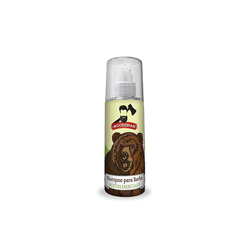 Woodsman - Shampoo para Barba y Bigote con Aceites Esenciales