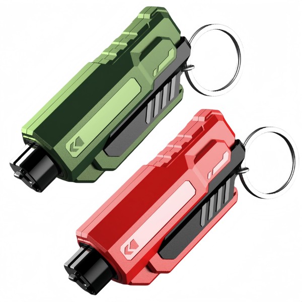 Window Breaker and Seatbelt Cutter Keychain,2 in 1 Car Safety