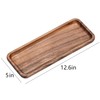 Handmade Solid Acacia small wooden tray (12.6x5x0.8inches) Wood rectangle trays