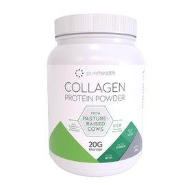 100% Pure Collagen Powder, Collagen Hydrolysate Peptides Type 1 and 3, Certified from Pasture Farming and Free from Hormones and Antibiotics, Laboratory Certified, 454 g