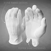 THE MASONIC COLLECTION - Plain White Cotton Gloves For Men