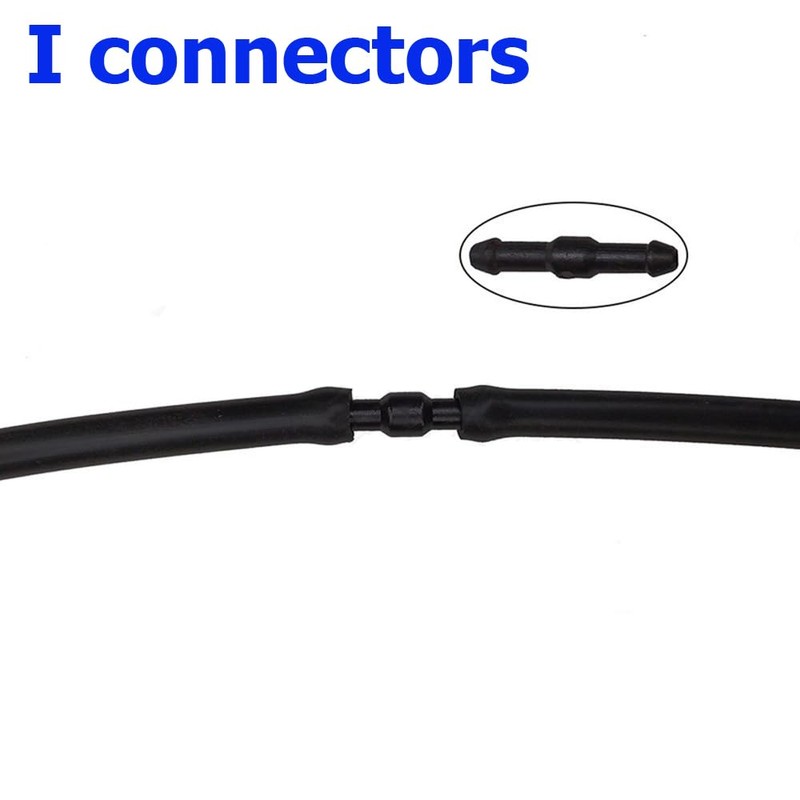 YehVeh 30 Pack Windshield Wipers Hose Connector Water Washer Pipe