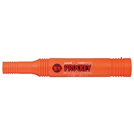 Uni Proki PM15 Fine Point Round Core / Bold Square Core (0.05 - 0.07 inch (1.2 - 1.8 mm), 0.24 inch (6.0 mm); Ink Color: Fluorescent Orange