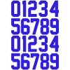 QIUKUI 2set 8 Inch Vinyl Iron on Numbers Heat Transfer