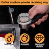 KtbeYTi 54 mm Coffee Replacement Funnel Plastic Coffee Dosing Ring