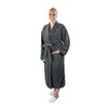 ZOLLNER Velour Bathrobe Unisex Cotton Blend 348, graphitegray, S