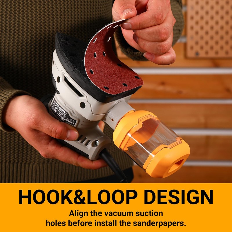 Detail Sander: DEKOPRO Multi-Function Mouse Sander Electric Sander Tool Corded