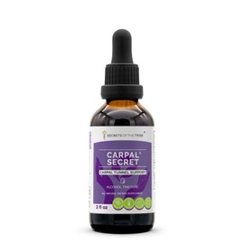 Secrets of the Tribe - Carpal Secret, Carpal Tunnel Support, Herbal Supplement Blend Drops Alcohol Liquid Extract (2 fl oz)