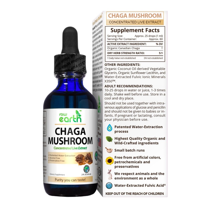 ChagaExt2oz Chaga Mushroom Extract 2oz