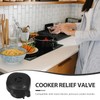 Válvula de Liberación de Vapor Olla a Presión Eléctrica, Negro