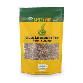 Liver Detox Tea | USDA Organic (4 oz) by SpeedyVite - Cleanses, Supports Liver, Gallbladder Health with Dandelion Leaf, Fennel, Ginger and more