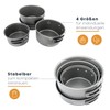 Bushpeak Camping Pots for Gas Cookers Camp Chef Camping Pot