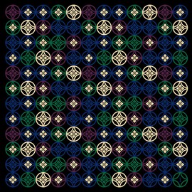 Hamamonyo Large Cloth (Furoshiki, 35.4 inches (90 cm), Stylish Cloisonne