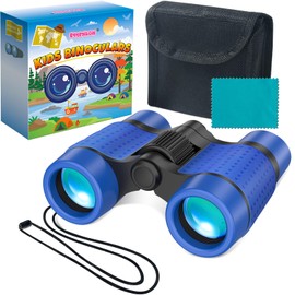 Binoculars Kids, Toys 3-10 Year Old Boy Gifts, Kids Telescope Outdoor Toys for Sports and Outside Play, Educational Learning Toys Gifts for 3 4 5 6 Year Old Boys(Dark Blue)