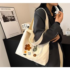 [DoFuRong] Stylish Large Capacity Women's Tote Bag, Eco Bag, Commuter Bag, Women's, Shoulder Bag, Eco Bag (B)