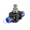 sourcing map 8mm Tube OD Pneumatic Air Flow Control Valve