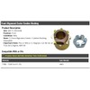 Front Alignment Caster Camber Bushing - Compatible with 1980-1996 Ford