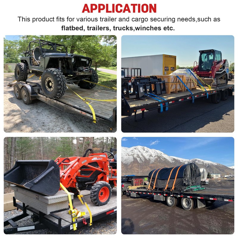 Sliding Winch for Utility Trailer for Flatbed Semi Truck Use