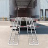 YIYIBYUS Heavy Duty ATV Ramps,6.4 FT Aluminum Loading Folding Trailer