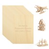 AHAQU 15 Pack 300x200mm Basswood Sheets, 1.5mm Craft Plywood Sheets,