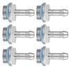 Lazmin PC Water Cooling 6 PCS Two-Touch Fitting G1 /