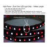 Pilotlights.net Dual Color (Red/White) LED Light Strips Auto Airplane Aircraft
