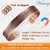 Vicmag Copper Bracelet for Men 99.9% Pure Copper Magnetic Bracelet