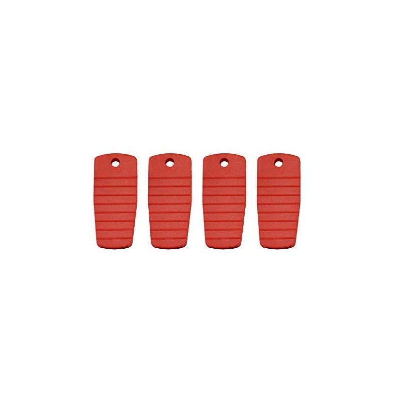 NEX Performance Silicone Key Protector Covers, 4PCS, Red