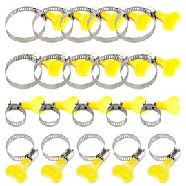 20 Hose Clamps, Exhaust Clamps, cast Steel Pipe Clamps, Drain Pipe Clamps, Stainless Steel Hose Clamps, Hose clamp Kits, Adjustable Fixed Pipe Clamps, Swimming Pool Hose Clamps