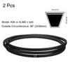 sourcing map 2pcs A94 or 4L960 Classic Wrapped Rubber V-Belt,