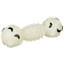Trixie Moonlight Phosphorescent Vinyl Dumbbell for Dog, 18 cm