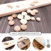 Pack of 25 Oak Cover Caps for Drill Hole 15