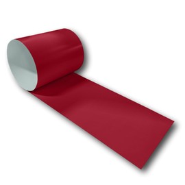 Eagle 1-24 Gauge KYNAR 500 Sheet Metal Flashing Rolls-10 FT Long-Heavy Duty-Commercial Grade-Roofing Flashing, Fascia Cover, Coping Cap-Multiple Sizes (12" x 10 FT, Regal Red)