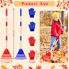 2 Pcs 35'' Kids Rakes for Leaves - Plastic Rake