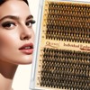 QUEWEL DIY Lash Extension Kit 280Pcs Lash Clusters Eyelash Extension