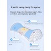 Uwenkjie Lumbar support pillow,back pillow for bed， relieves lower back