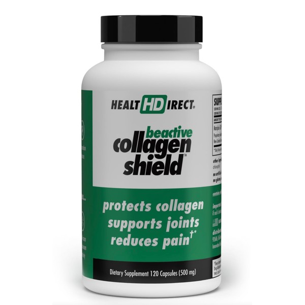 HEALTH DIRECT - BeActive Collagen Shield - 120 Capsules - Advanced Green-Lipped Mussel Supplement for Collagen Protection - Supports Collagen in Skin, Joints and Muscles
