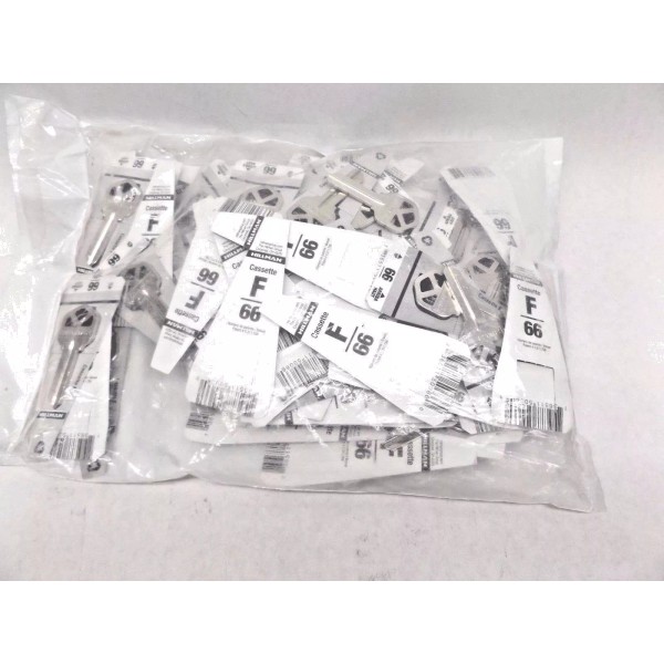 HILLMAN LOT OF 120 HILLMAN #66 KEY BLANK CASSETTE F