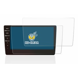 BROTECT (Pack of 2 protective films for Volkswagen Golf 7 Discover Pro 9.2 inch 2017 screen protector film, ultra clear)