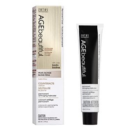 AGEbeautiful Permanent Liqui Creme Hair Color Dye | 100% Gray Coverage | Anti-Aging | Biotin for Thicker, Fuller Hair | Professional Salon Coloring | 