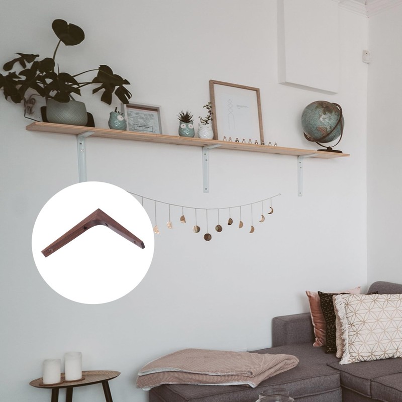 Wooden Shelf Brackets Heavy Duty L Floating Shelf Holders L