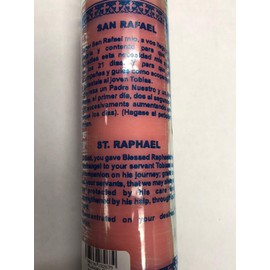 San Rafael Pink Pillar Candle in Glass