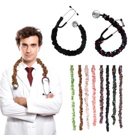 10 Pack Stethoscope Cover Sleeve,Stethoscope Covers for Nurses,Stethoscope Accessories,Stretchy Stethoscope Protective Cover for Nurses Doctors,Stethoscope Sleeves Fit to All Types of Stethoscopes
