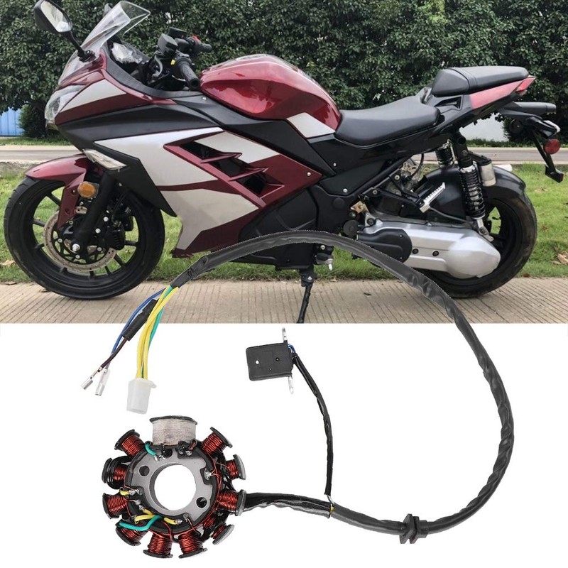 Magneto Stator, 11 Bobinas Estator Magneto Generador Apto para Motores