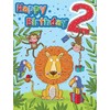 Milestone Age Age 2 Medium Birthday Card - 8" x