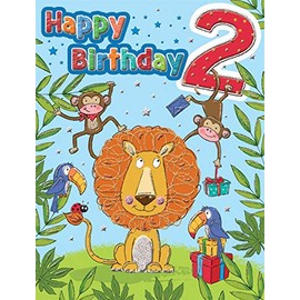 Milestone Age Age 2 Medium Birthday Card - 8" x 6" - Regal Publishing