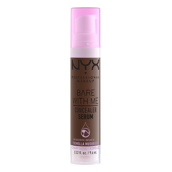 NYX PROFESSIONAL MAKEUP Bare With Me Concealer Serum, Up To 24Hr Hydration - Deep