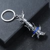 SONGCHANGJEWELRY Cyberpunk Rock Lolita Cool Weapon Keychain - Horror Excitement